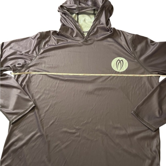 BADFISH MEN’S LONG SLEEVE PURPLE FISHING HOODIE SIZE XL - Picture 5 of 8